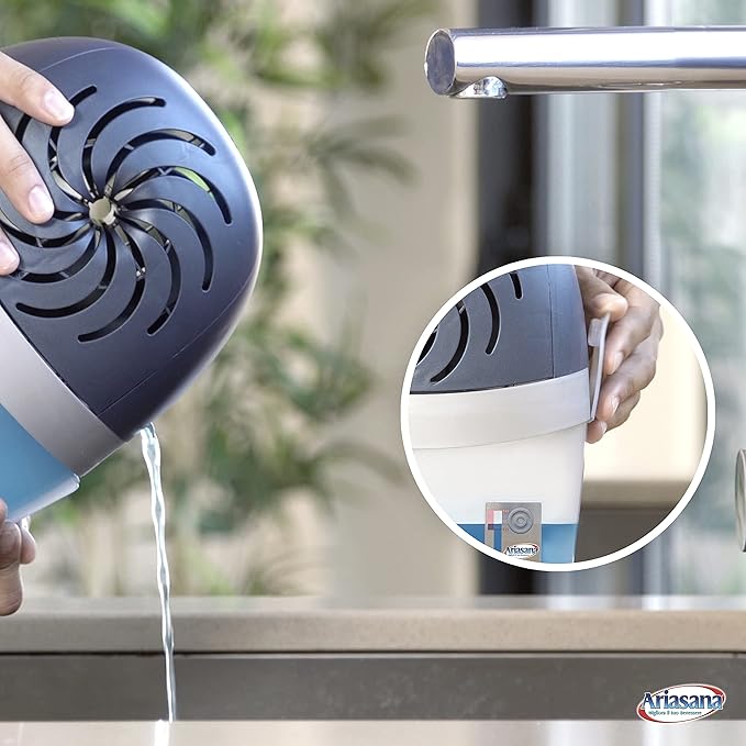 Ariasana Bipack Tab Fields 2x450g, Ricarica Aero 360 per Cattura Umidità, Profumo di Fiori, Ricarica Duratura Aero 360 Tab, Confezione da 2 Tab